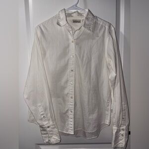 White Stag Ladies White Button-Down Shirt